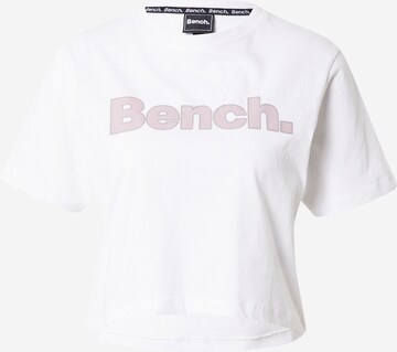 BENCH Shirt 'KAY' in Wit: voorkant