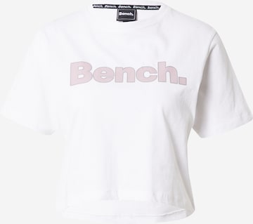 BENCH Koszulka 'KAY' w kolorze biały: przód