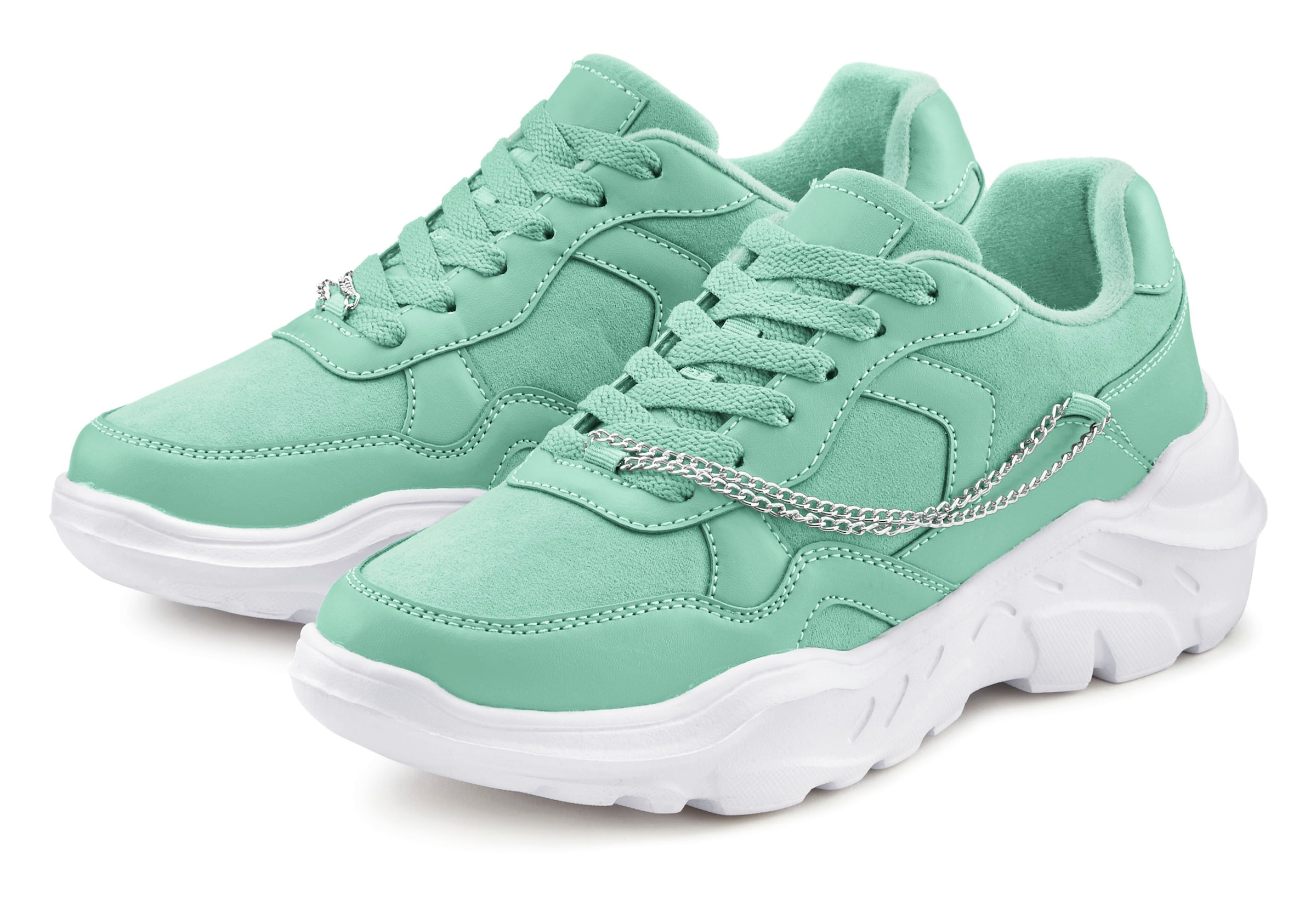 LASCANA Platform trainers in Green
