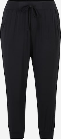 CURARE Yogawear Tapered Sportbroek in Zwart: voorkant