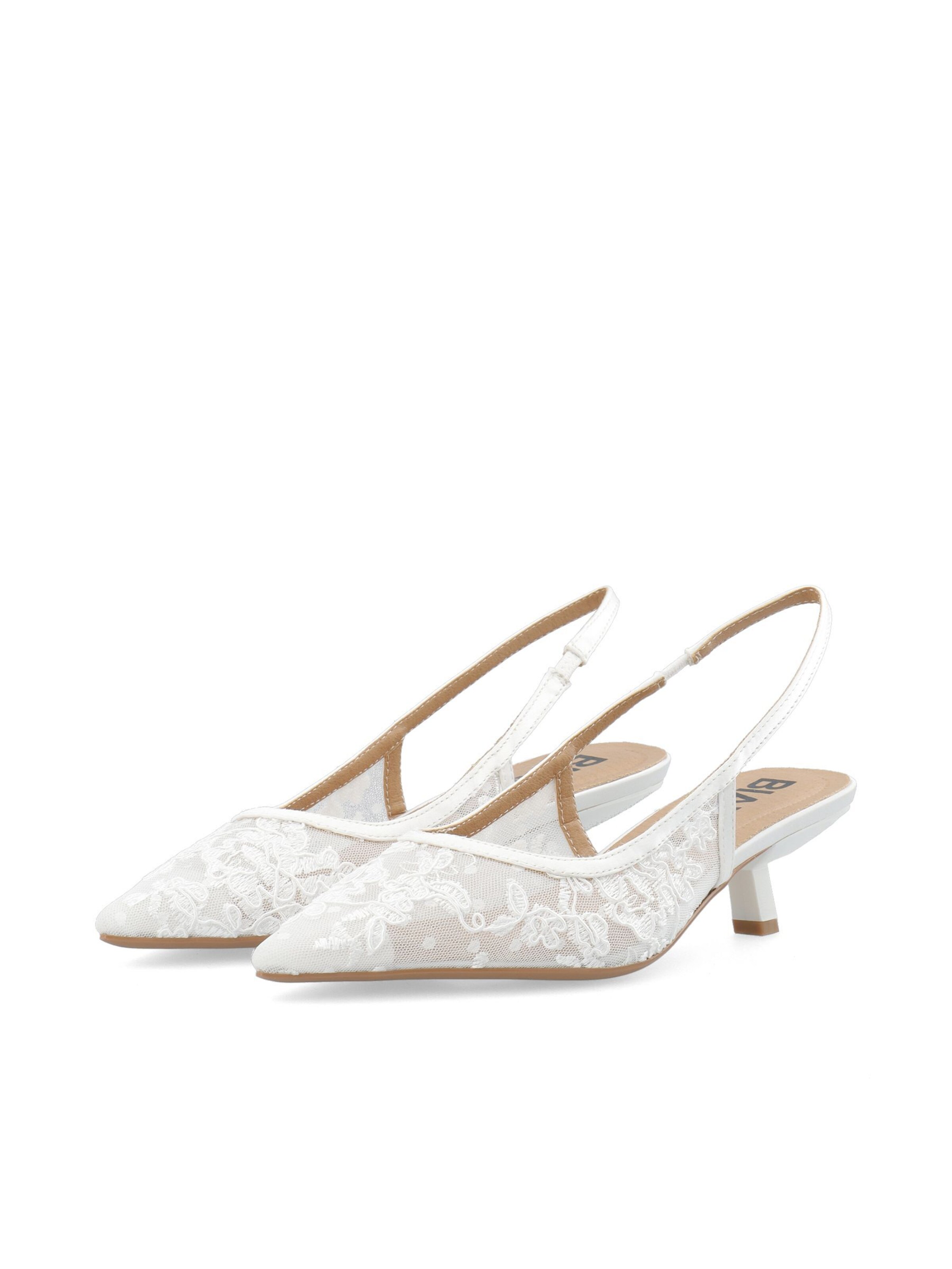 Bianco Slingpumps 'Kristin' in Weiß