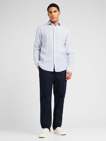 Bruun & Stengade Regular fit Button Up Shirt 'Sydney' in Blue