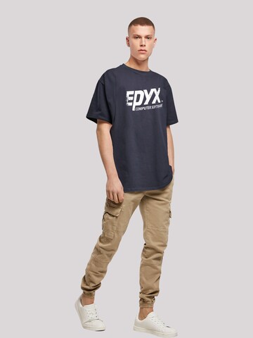 F4NT4STIC Shirt 'EPYX Logo Retro Gaming SEVENSQUARED' in Blauw
