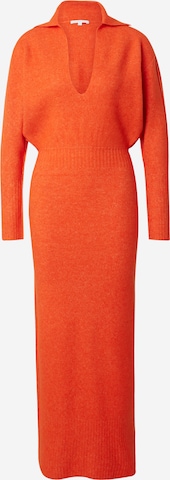 PATRIZIA PEPE - Vestido de punto en naranja: frente