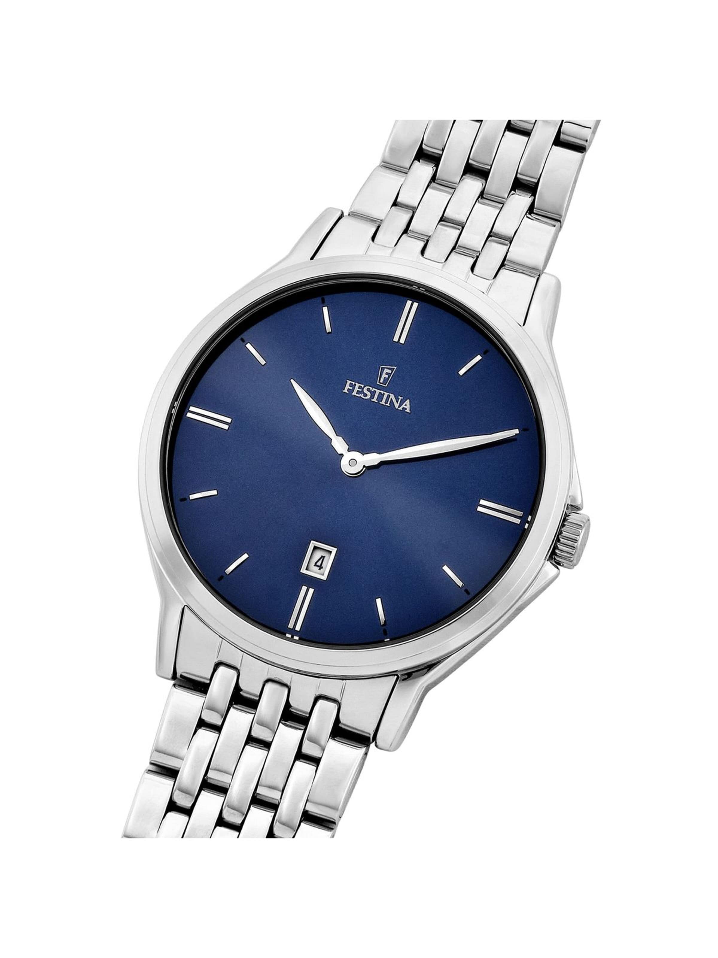 Montre à affichage analogique 'ACERO CLASICO' FESTINA en bleu
