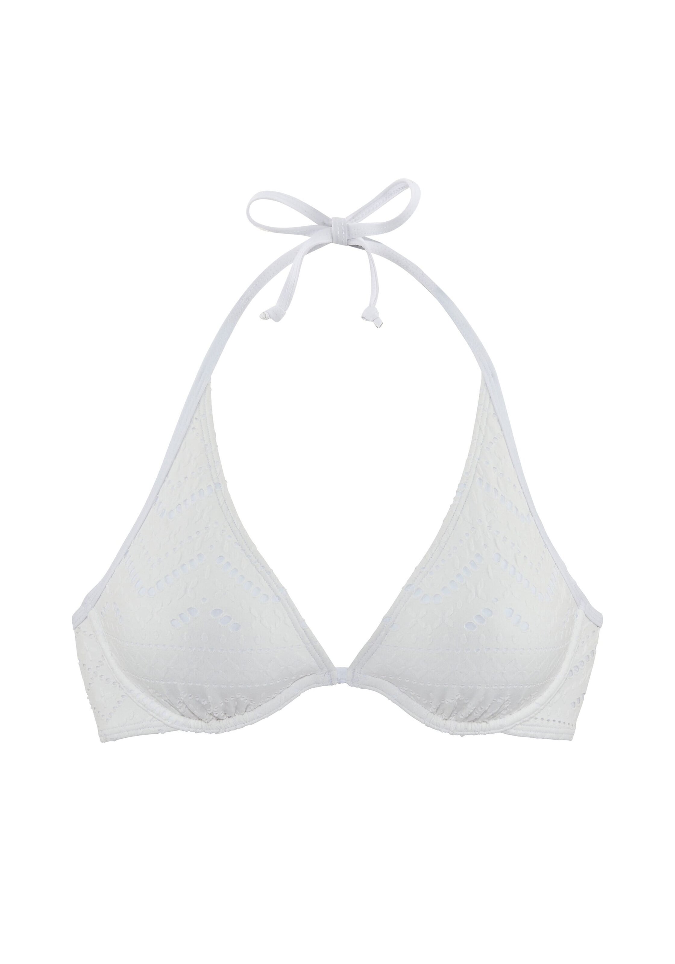 Triangolo Top per bikini di LASCANA in bianco: frontale