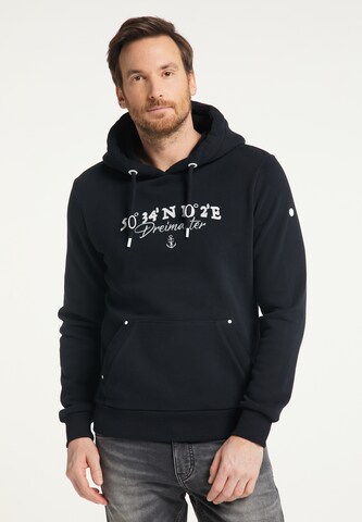 DreiMaster Maritim Sweatshirt in Black: front