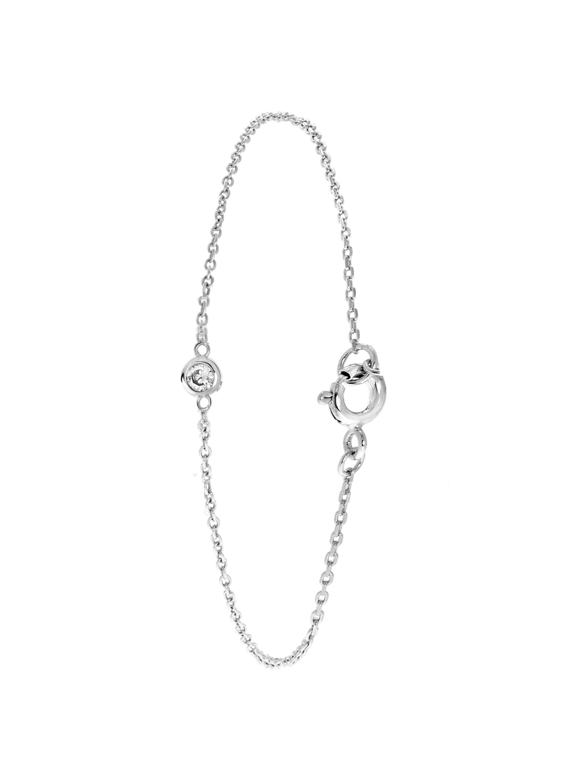 Lucardi Bracelet in Silver: front