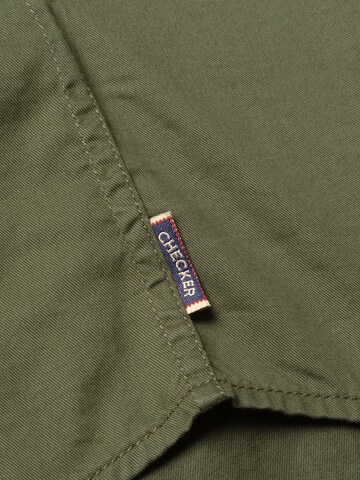 Coupe regular Chemise ' Dynasty Denim ' Checker en bleu