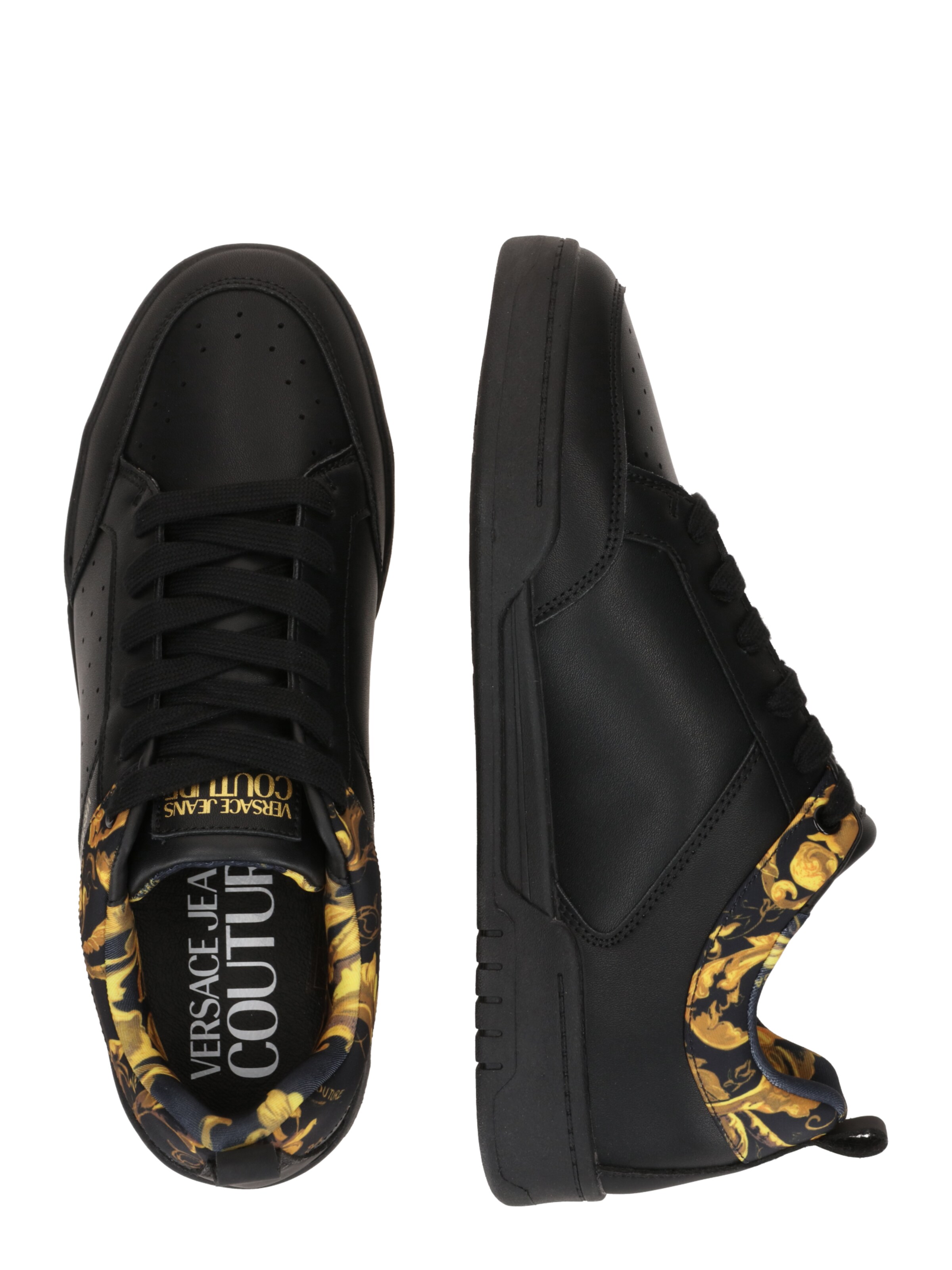 Sneaker bassa 'BROOKLYN' di Versace Jeans Couture in nero