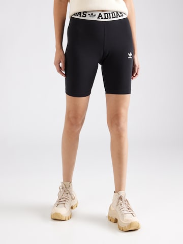 ADIDAS ORIGINALS Skinny Leggings i sort: forside