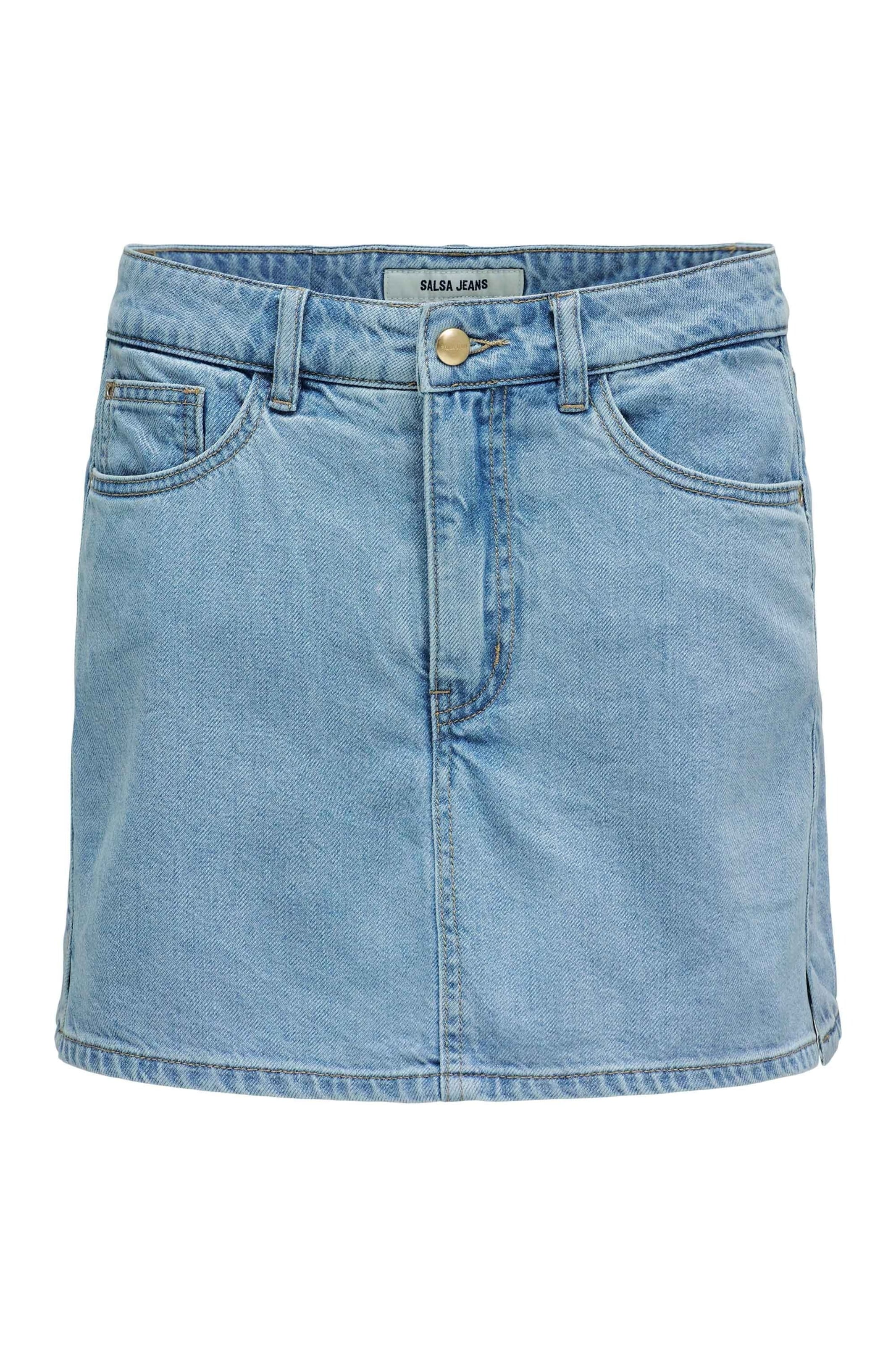 Salsa Jeans Skirt in Blue: front