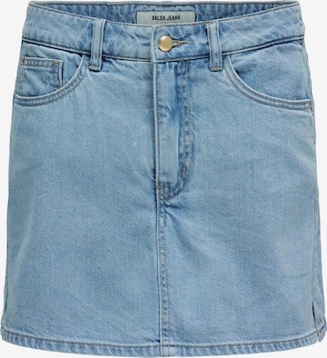 Jupe Salsa Jeans en bleu : devant