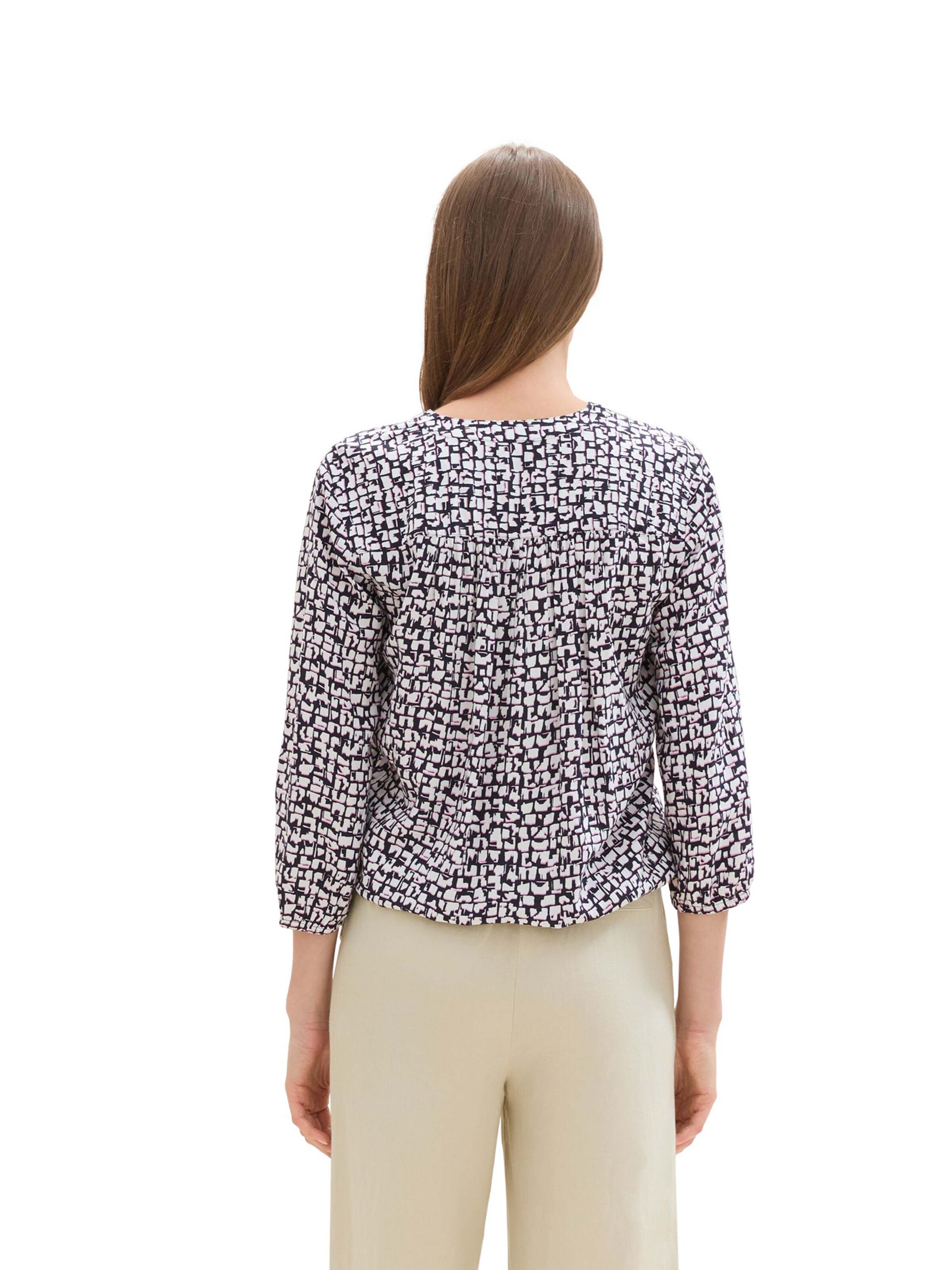 TOM TAILOR Bluse in Blau