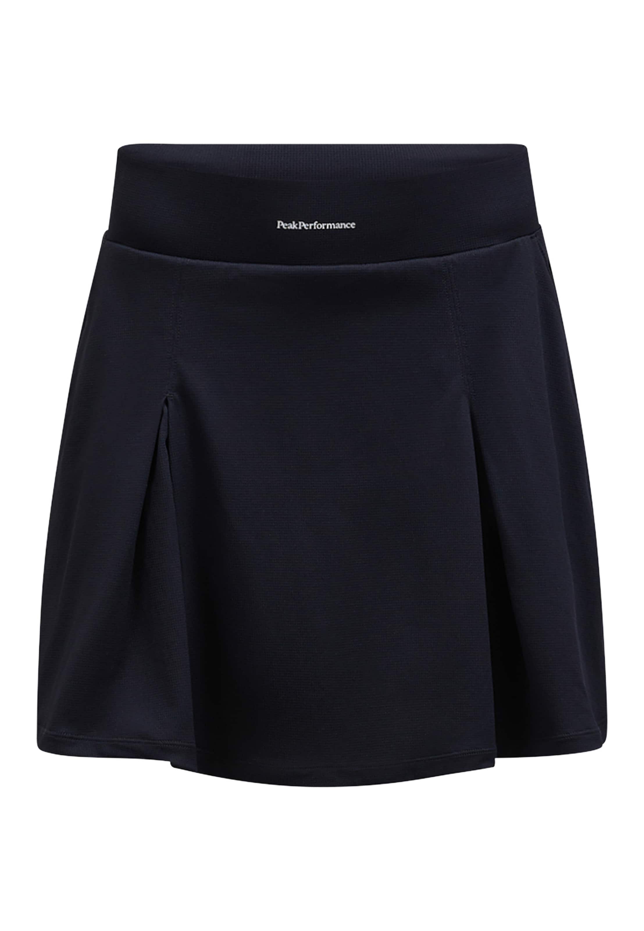 PEAK PERFORMANCE Sports skirt in Black: front