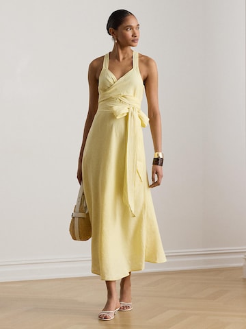Lauren Ralph Lauren Letní šaty – žlutá: přední strana
