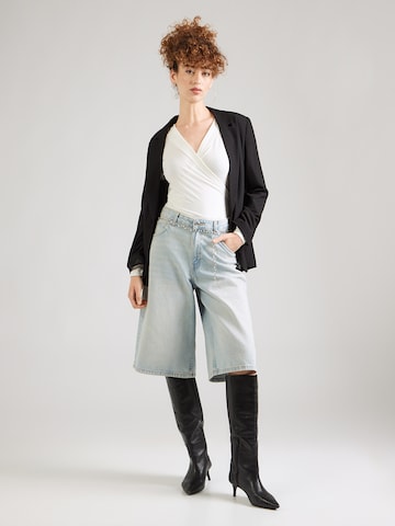 ABOUT YOU - Body camiseta 'Isa' en blanco