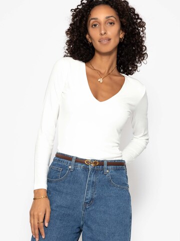 SASSYCLASSY Shirtbody‌‌‌‌‌‌‌‌‌‌ in Weiß