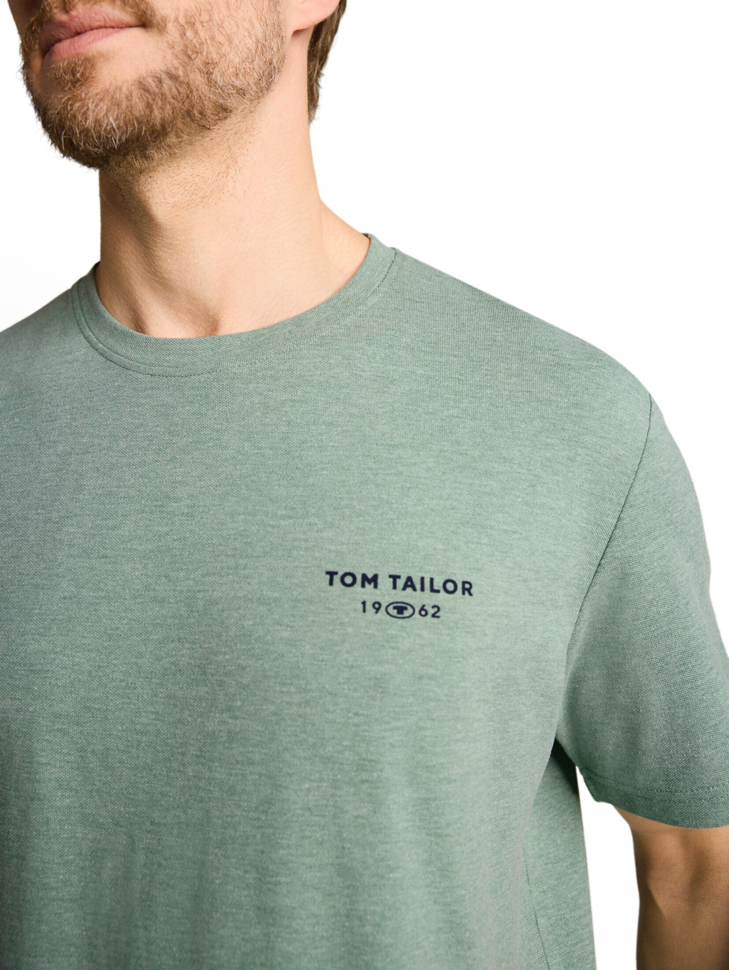 TOM TAILOR T-Shirt in Grün