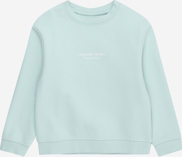 Jack & Jones Junior Sweatshirt 'VESTERBRO' in Blauw: voorkant