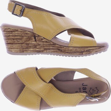 JANA Sandals & High-Heeled Sandals in 37 in Yellow: front