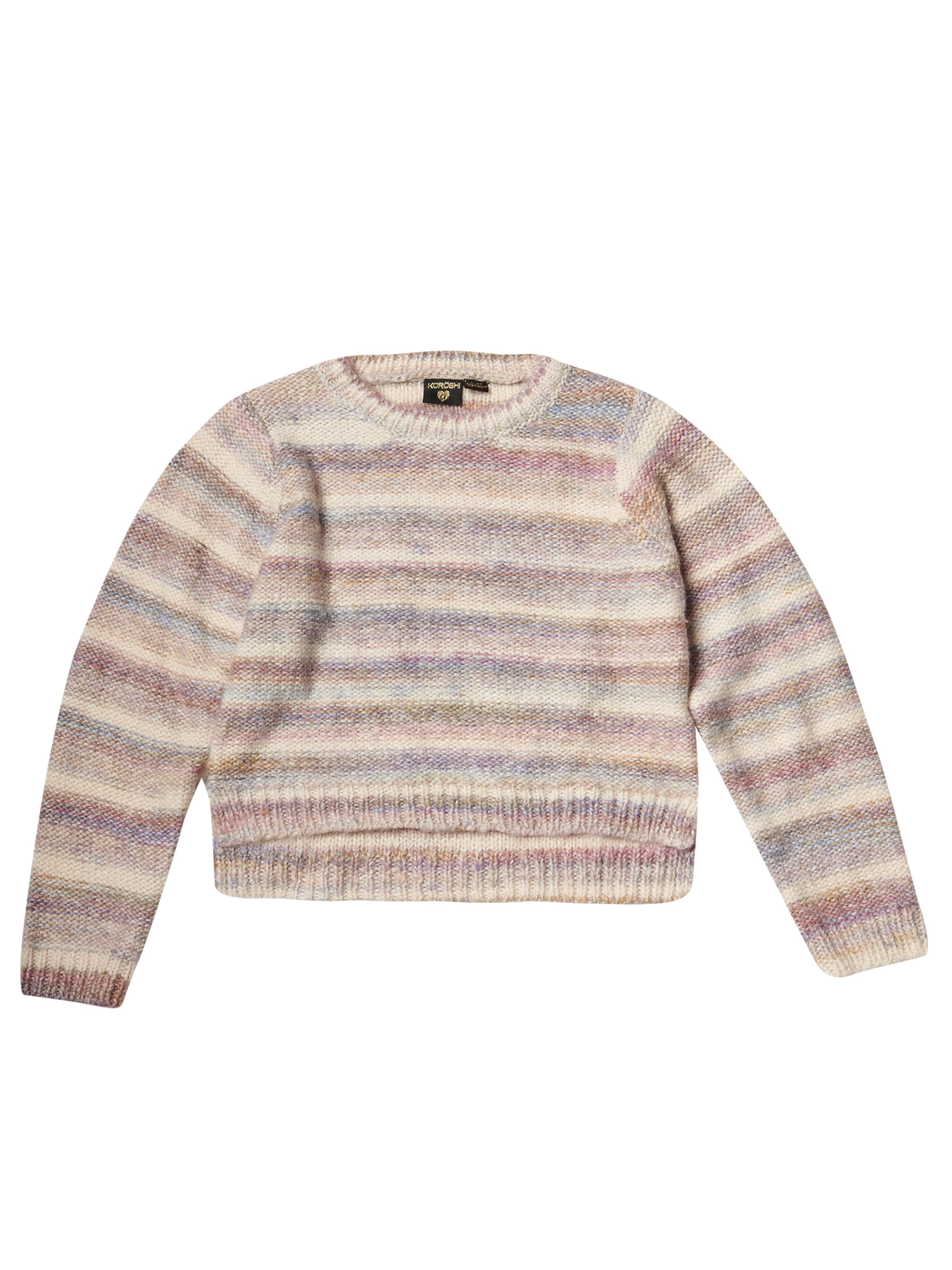 Pull-over KOROSHI en beige : devant