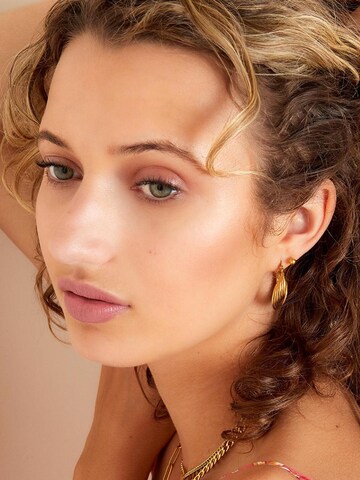 Cala Rose Earrings 'TRIPLE HOOPS' in Gold