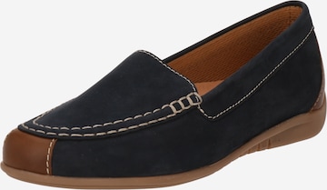 Mocassin GABOR en bleu : devant