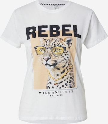 ONLY Paita 'ONLVIBE' värissä valkoinen: etupuoli