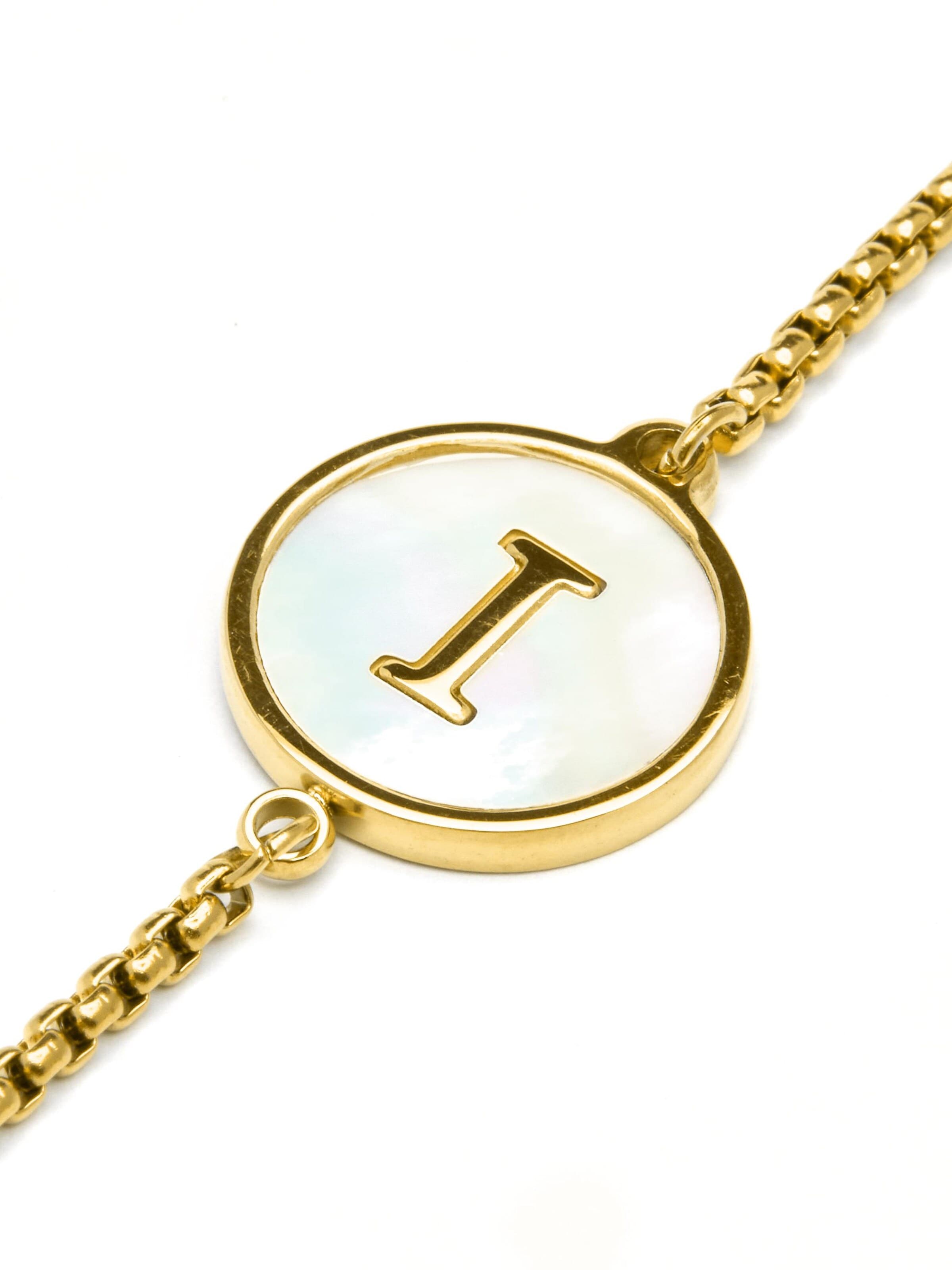 Luxenter Náramek 'Alphabet' – zlatá