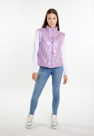 Veste d’hiver swirly en violet