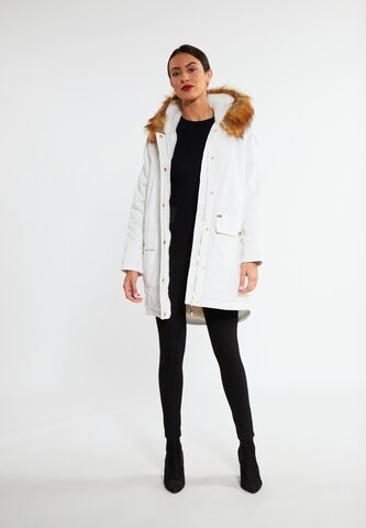 Parka d’hiver faina en blanc