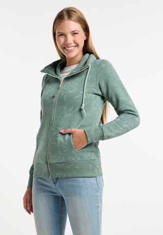 Ragwear Sweatjacke in Grün: Vorderseite