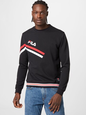 FILA Sweatshirt 'ZEITZ' in Black: front