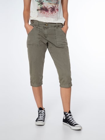 Regular Pantalon 'SOUPIE' PROTEST en vert