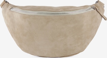 lePelou Belt bag 'VALENTINA XL' in Beige: front