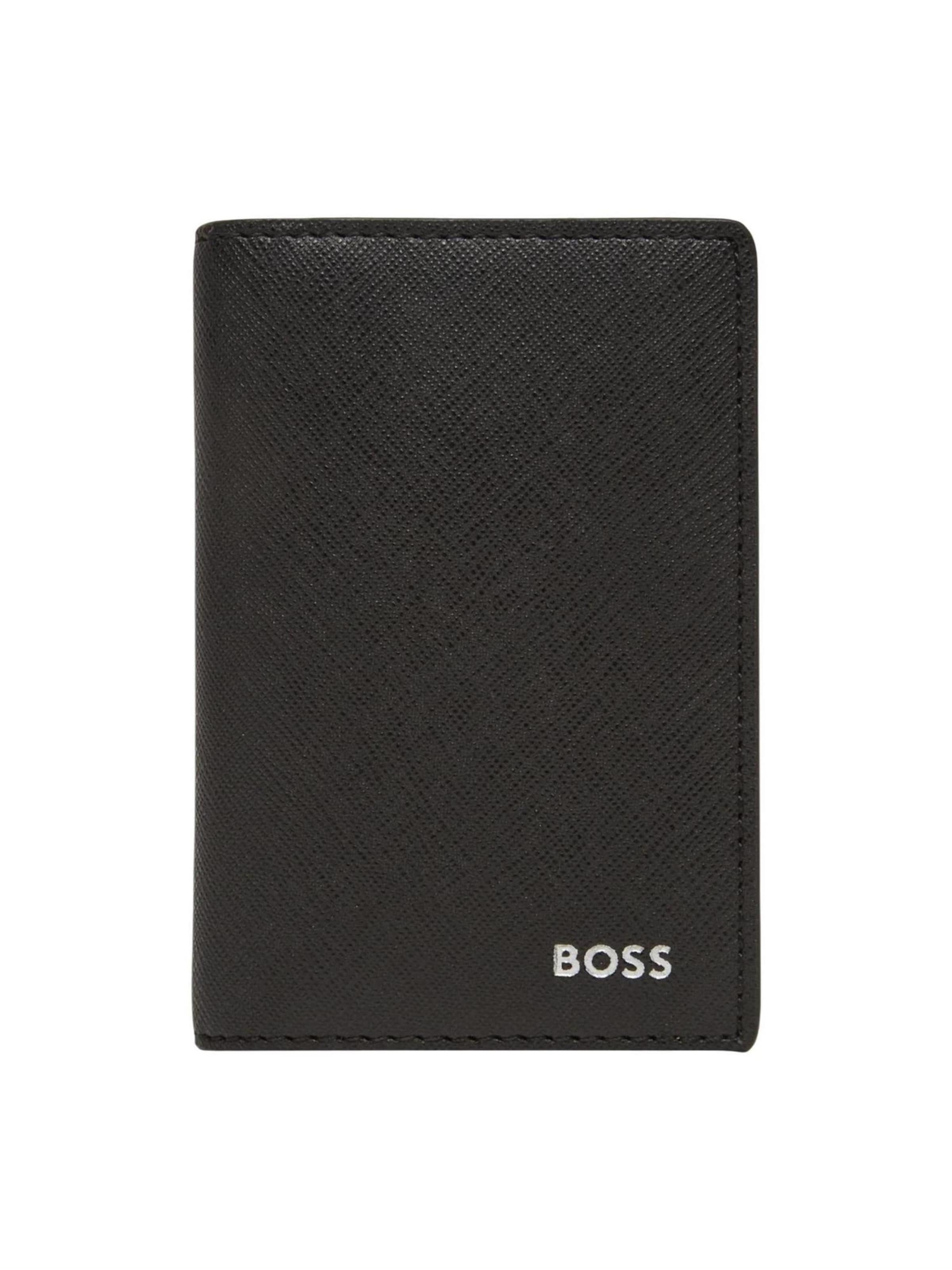 Portamonete 'Zair_Bifold CC 10247449 50548808' di BOSS in nero: frontale