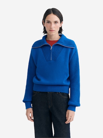 Thinking MU Pullover 'Tanit' in Blau: Vorderseite