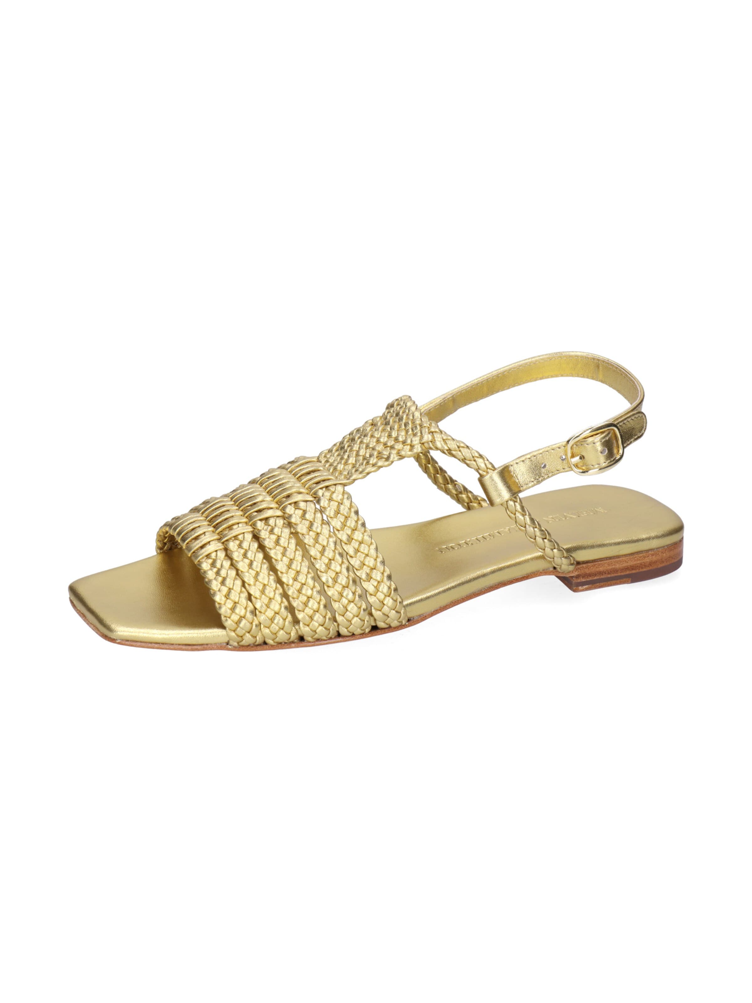 MELVIN & HAMILTON Sandals '10' in Gold: front