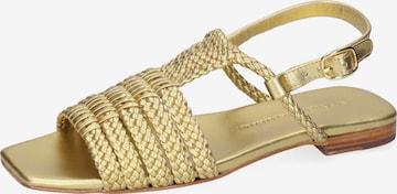 MELVIN & HAMILTON Sandals '10' in Gold: front