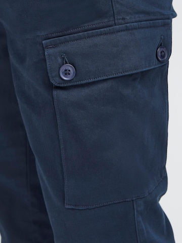 Blend Big Tapered Cargobroek in Blauw