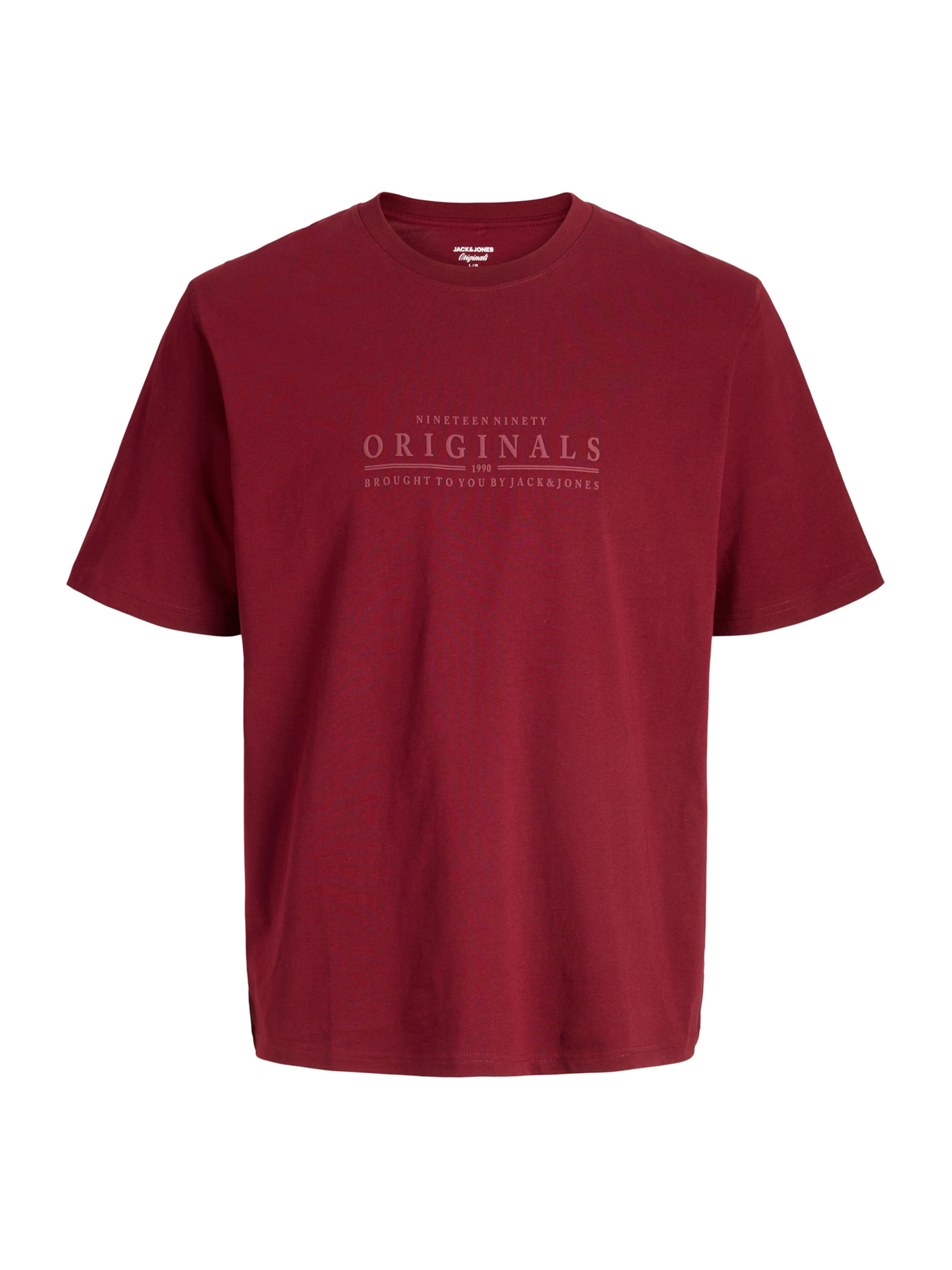 T-Shirt 'JORCATSKILLS' JACK & JONES en rouge : devant