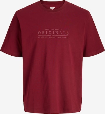 Maglietta 'JORCATSKILLS' di JACK & JONES in rosso: frontale