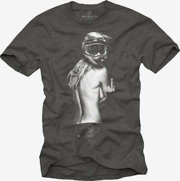 MAKAYA Shirt in Grey: front