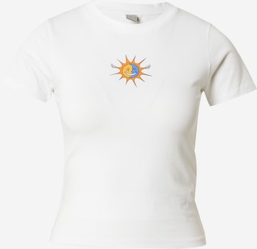 Iriedaily T-shirt 'Ying Sun' i vit: framsida