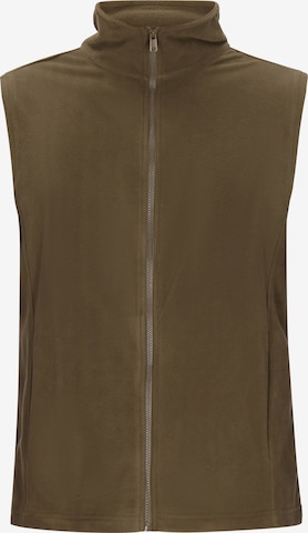 Gilet di Mo ATHLSR in verde: frontale
