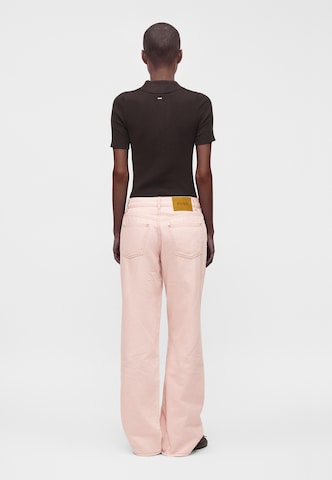 HUGO Wide leg Jeans 'Gamala_B' in Roze