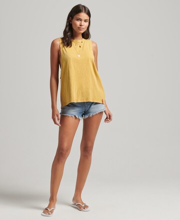 Superdry Sports Top 'Ranchero' in Yellow