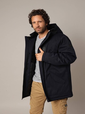 Deeluxe Tussenparka 'Toylen' in Blauw: voorkant