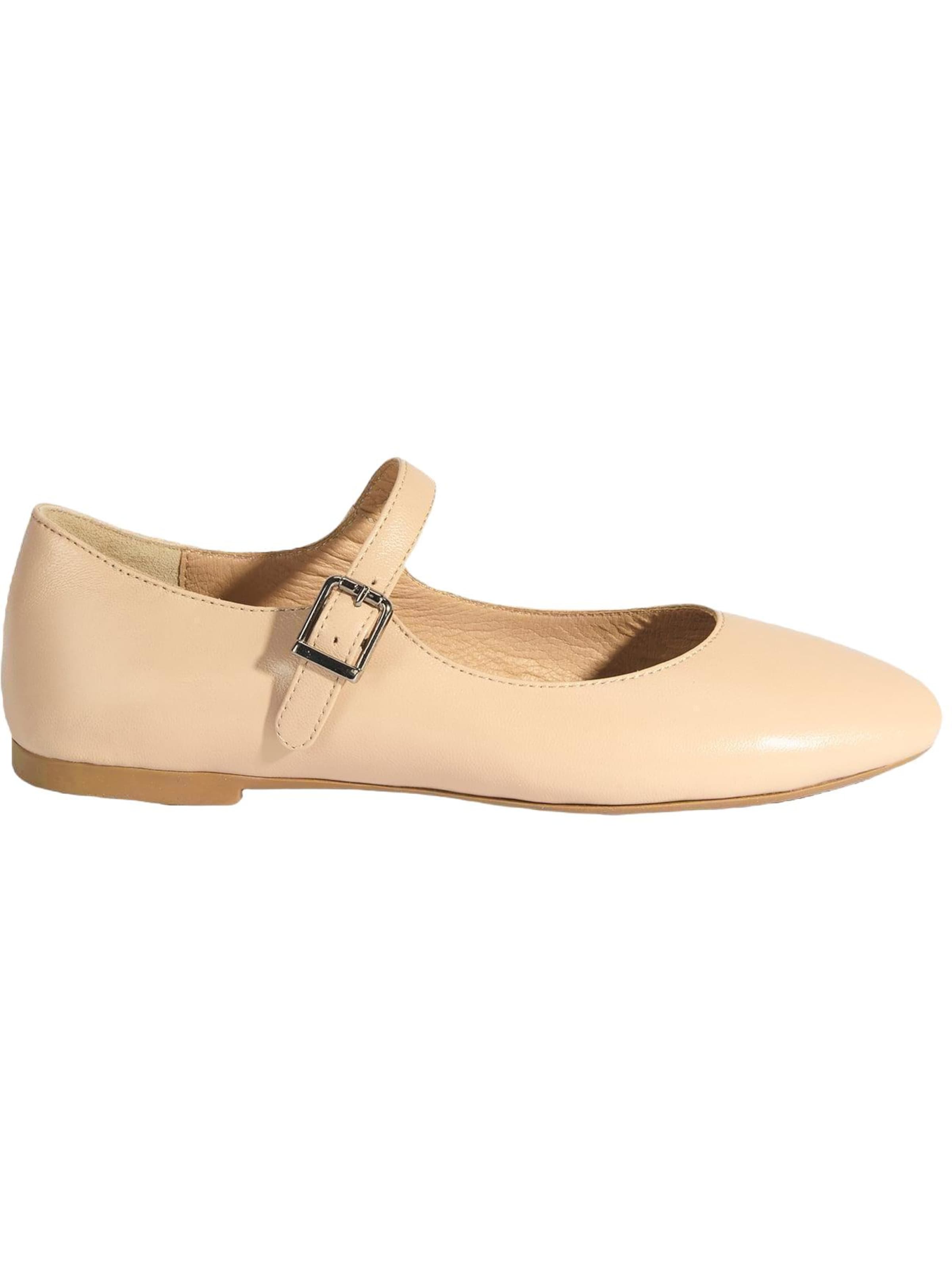 Desa Ballet Flats 'Ballettschuhe' in Beige